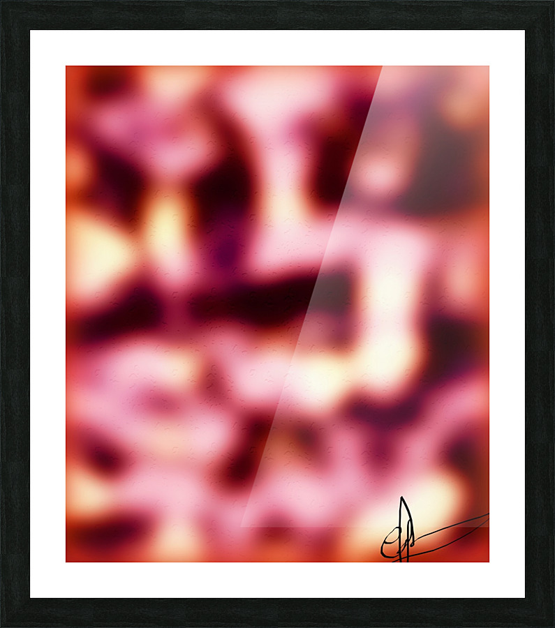Crimson Visitors Picture Frame print