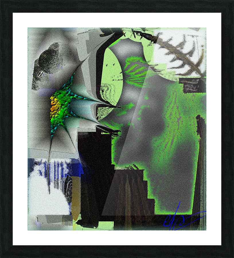 Irked Continuum Picture Frame print