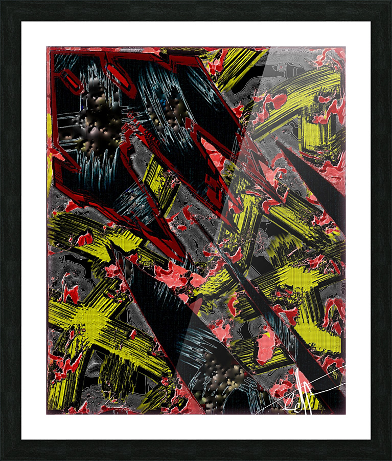 Bashed Borosilicate Bonanza Picture Frame print