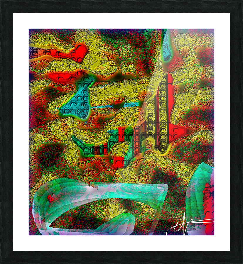 Chockablock Sandbox Picture Frame print