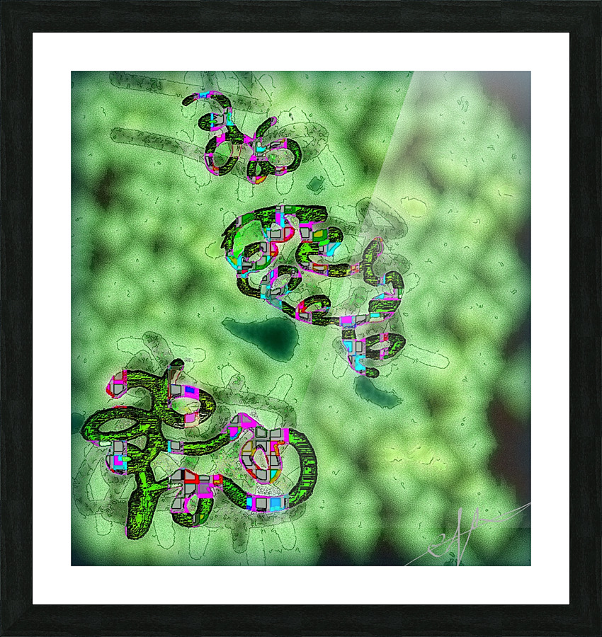 Just Inside Waitomo Picture Frame print