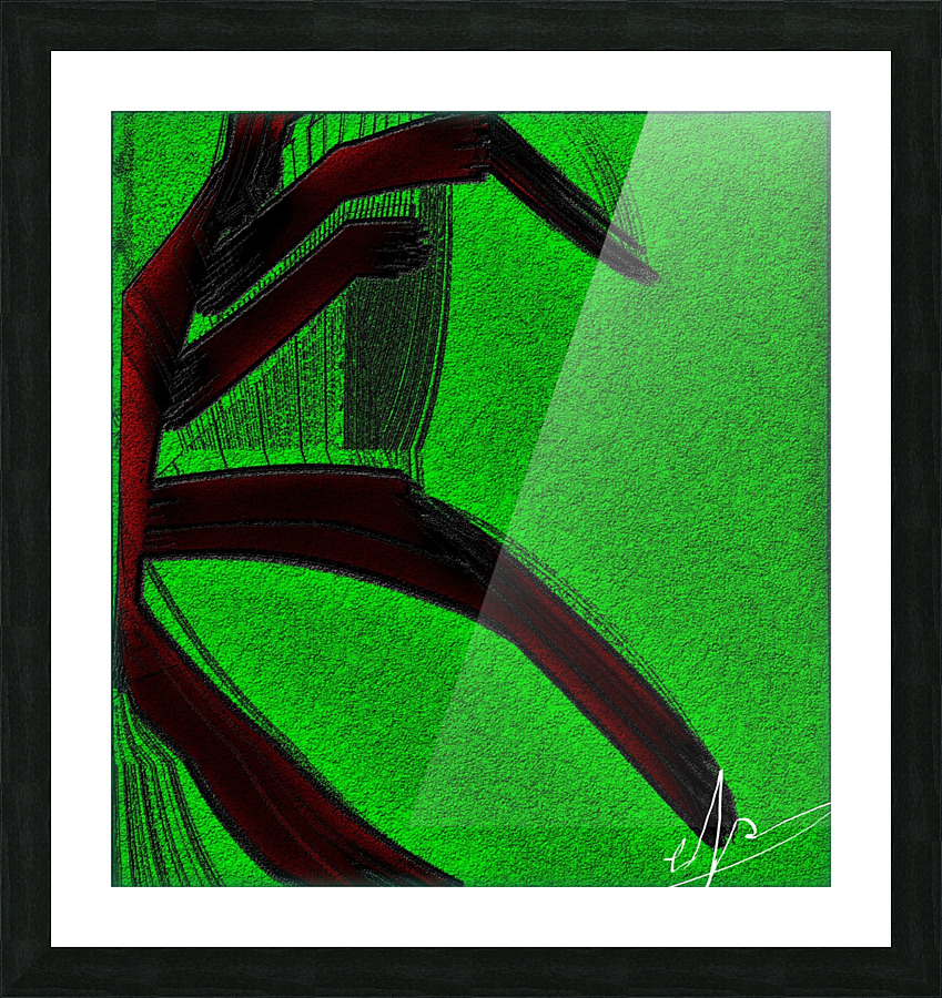 The Tiptoer Picture Frame print