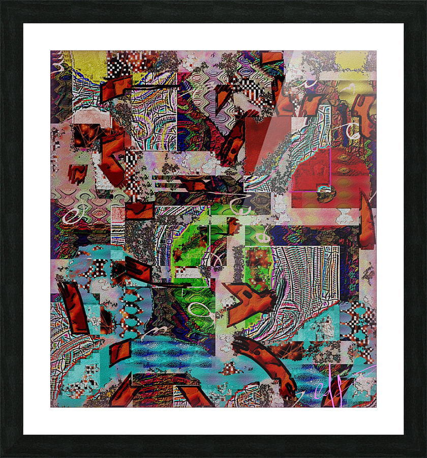 Simultaneously Arising & Overlapping Dream Events Picture Frame print