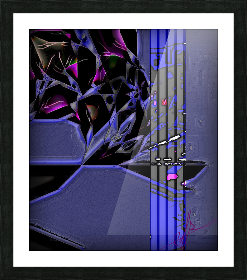 Lilac Simulacra Picture Frame print