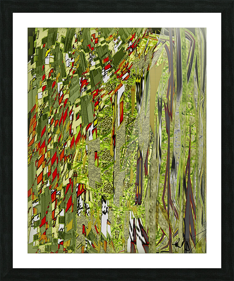 Infuriated Pea Soup Picture Frame print
