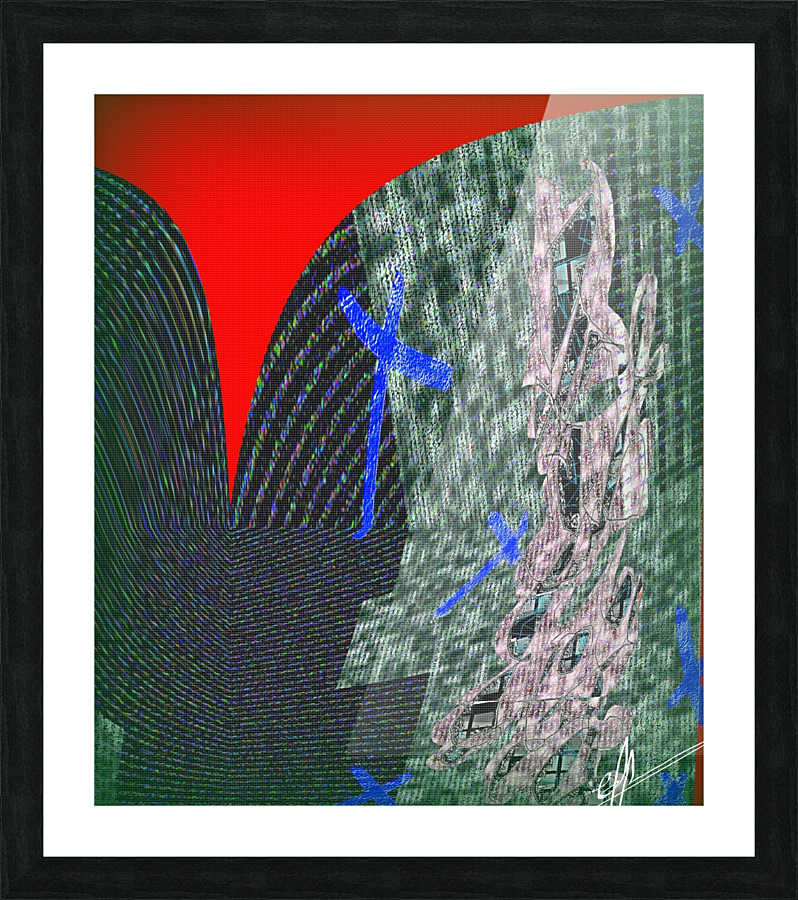 The Divide Picture Frame print