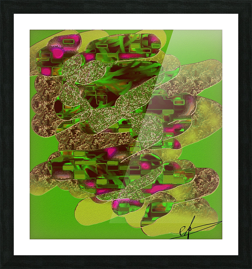 M.C. Escher Salad Picture Frame print