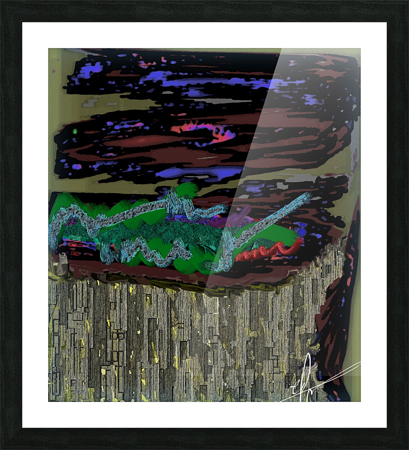 Silicification Picture Frame print