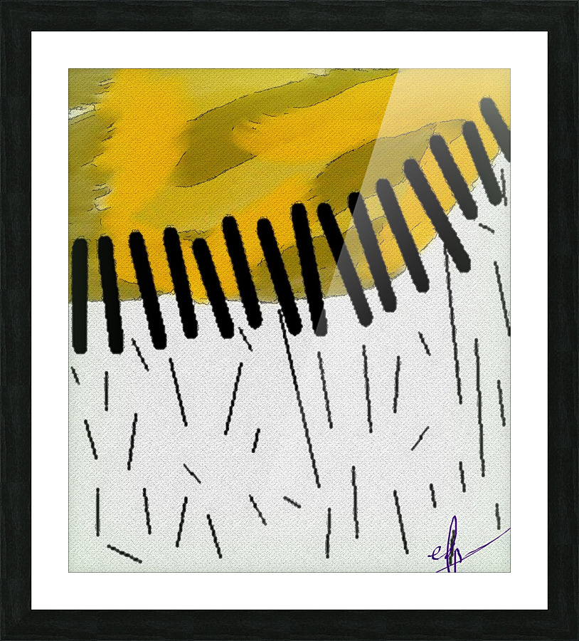 Shedding Lashes Picture Frame print