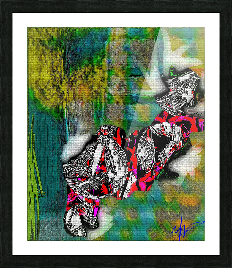 Adder Lies in Wait Picture Frame print