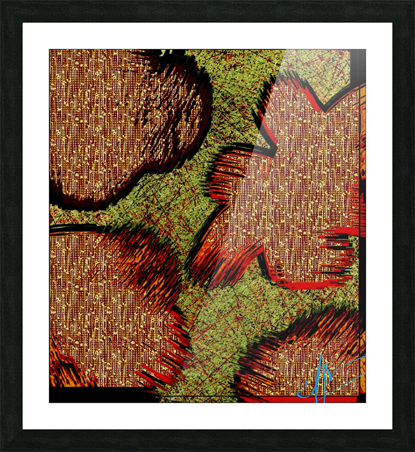 Head Smashed in Buffalo Jump Picture Frame print