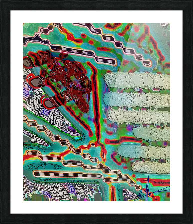 Oneiric Darwinistic Playtime Picture Frame print