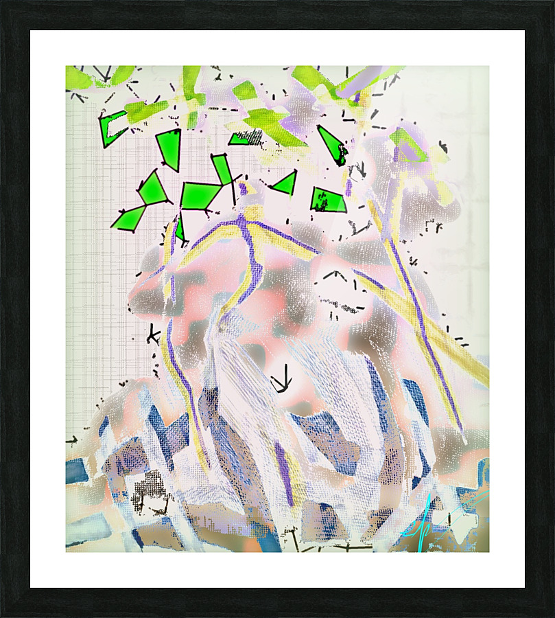 Big Data Anemochory Picture Frame print