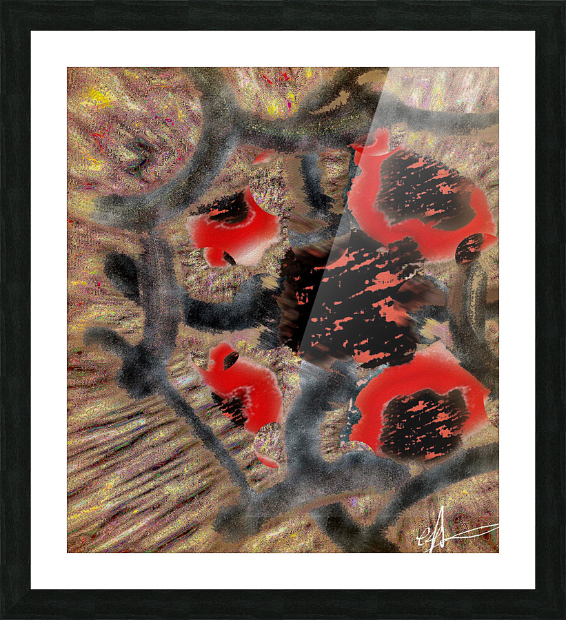 Vacuum in the Todash Darkness Picture Frame print