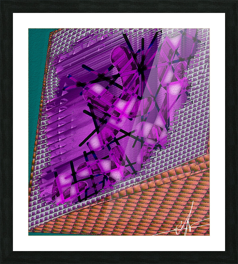 A Hatching Picture Frame print