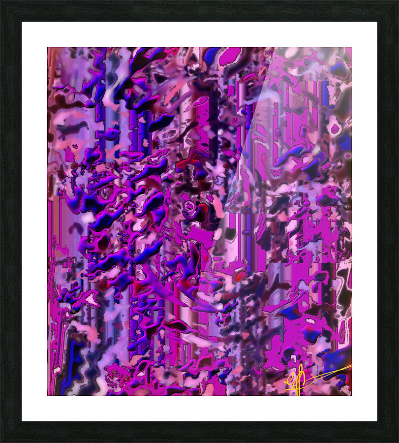 Violaceous Inenarrabilis Picture Frame print