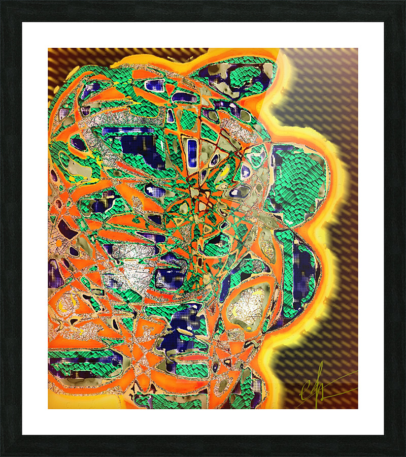 GBM Recurrence Picture Frame print
