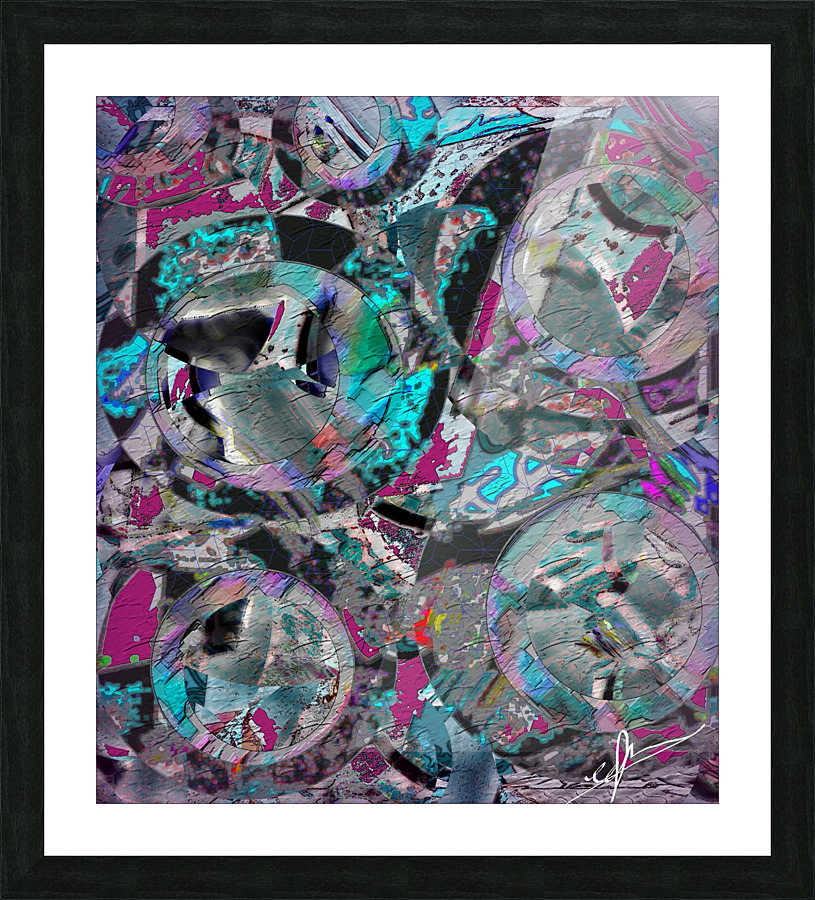 Macrocosm Milkshake Picture Frame print