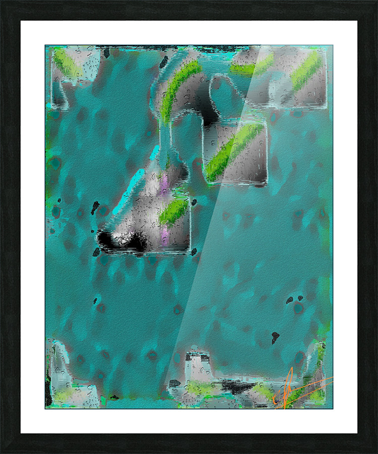 Underwater Plumbing Picture Frame print