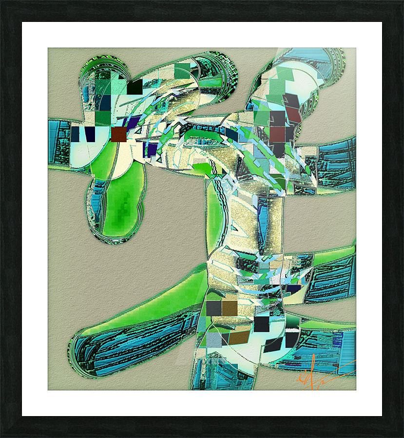 Superintelligent Cactus Picture Frame print
