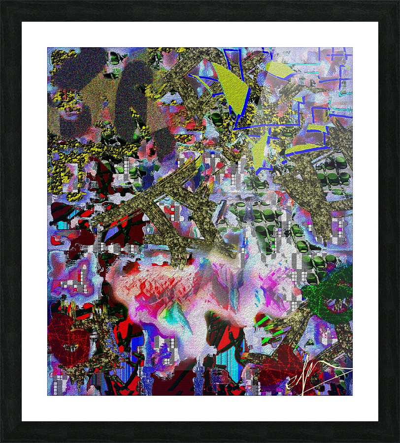 Predilection for Anamorphic Disaster Picture Frame print