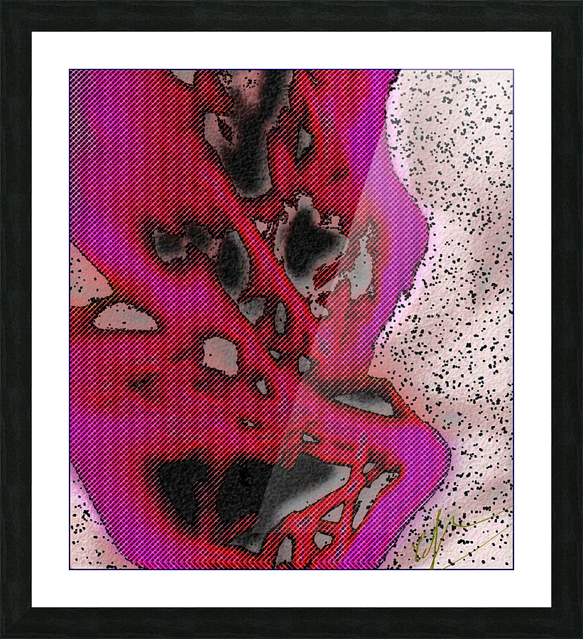 Over Time the Changing Face Picture Frame print