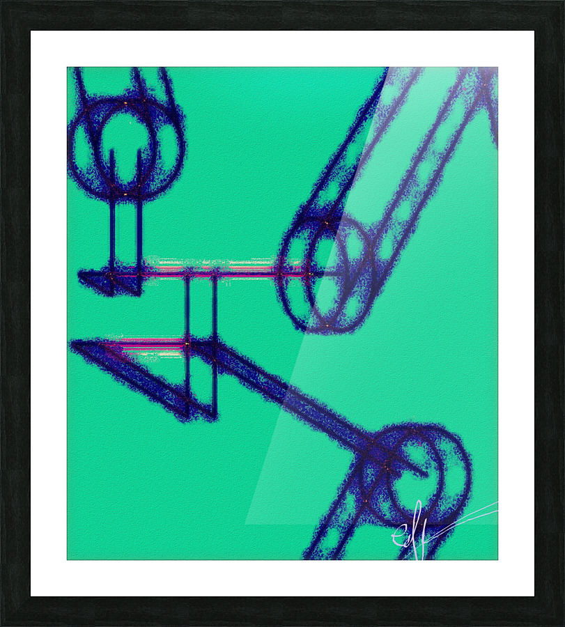Pathways Picture Frame print