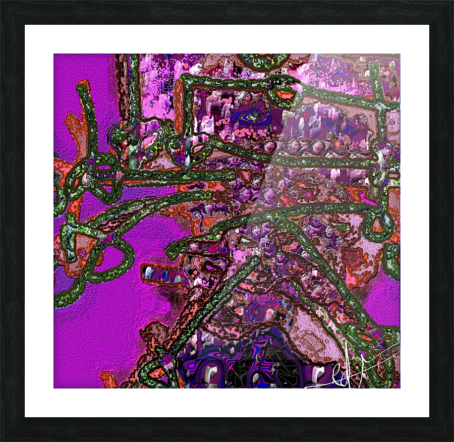Trudging Through the Heap Picture Frame print