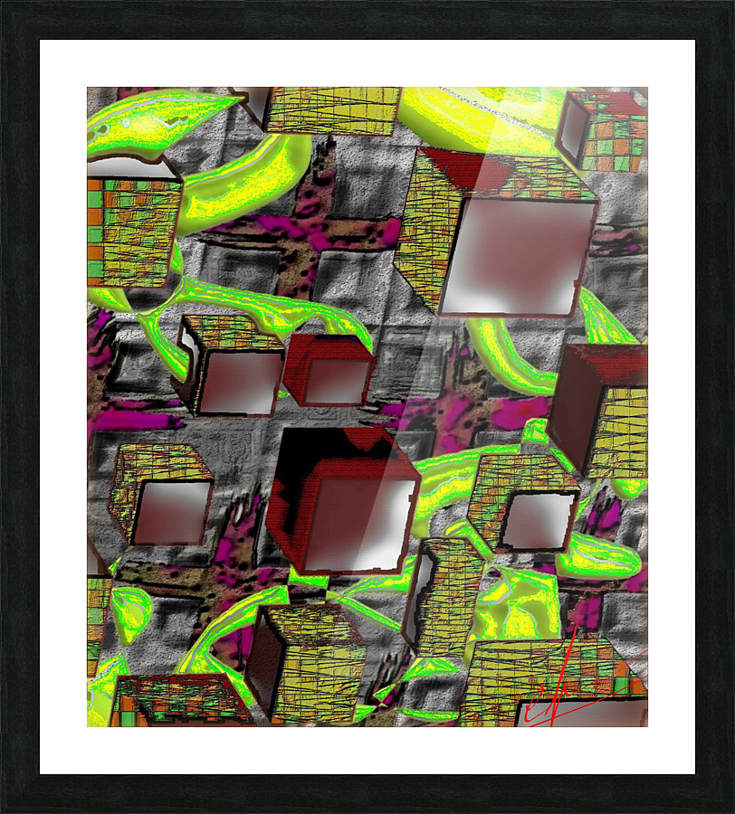 Regnum Cuboid Picture Frame print