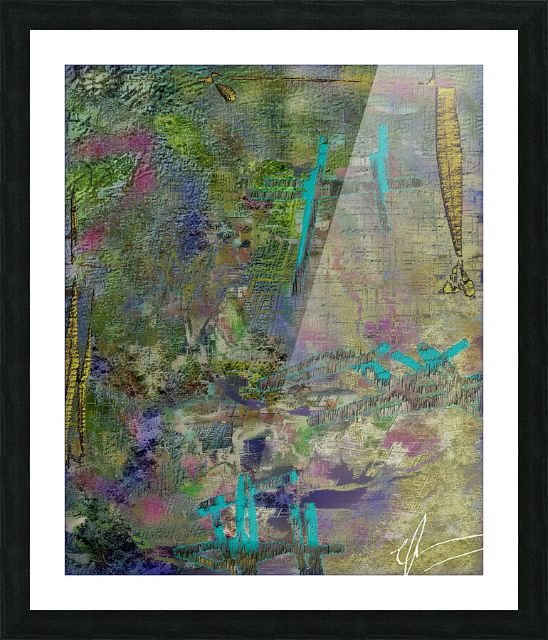 Thawing Permafrost Picture Frame print