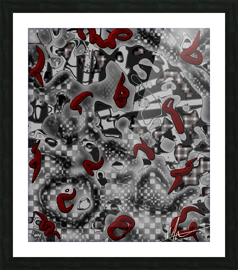 Leeches Picture Frame print