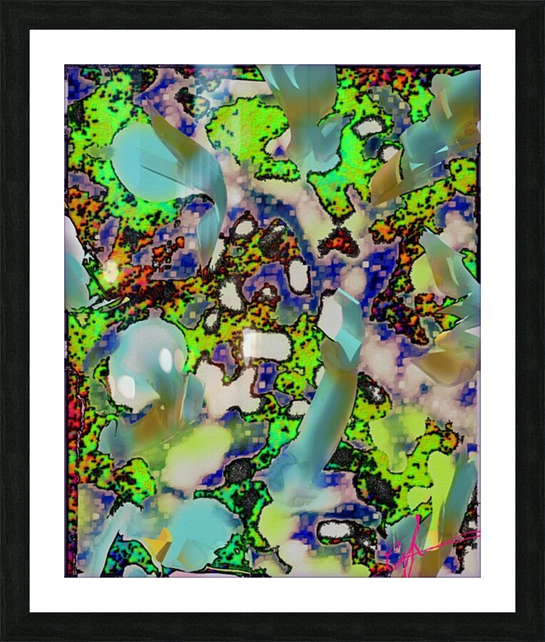 Dolphins Picture Frame print