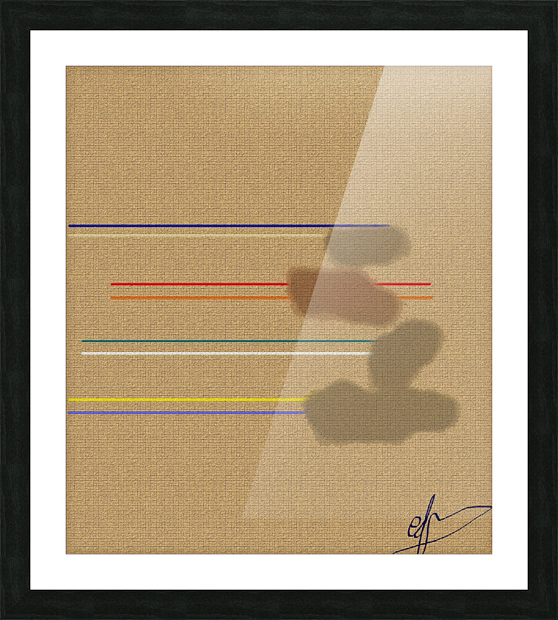 Devoid of Things Thought Forever Picture Frame print