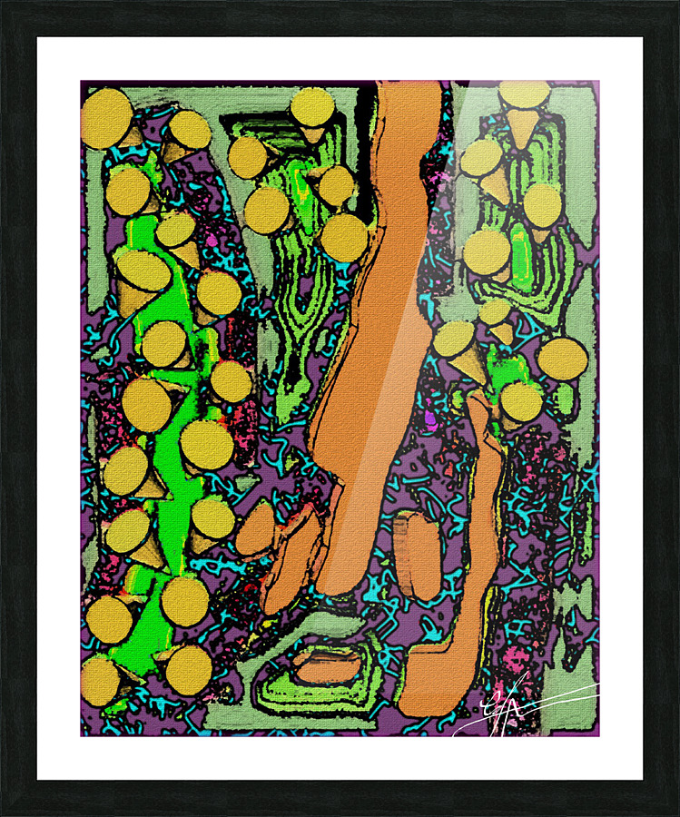 Spores Picture Frame print
