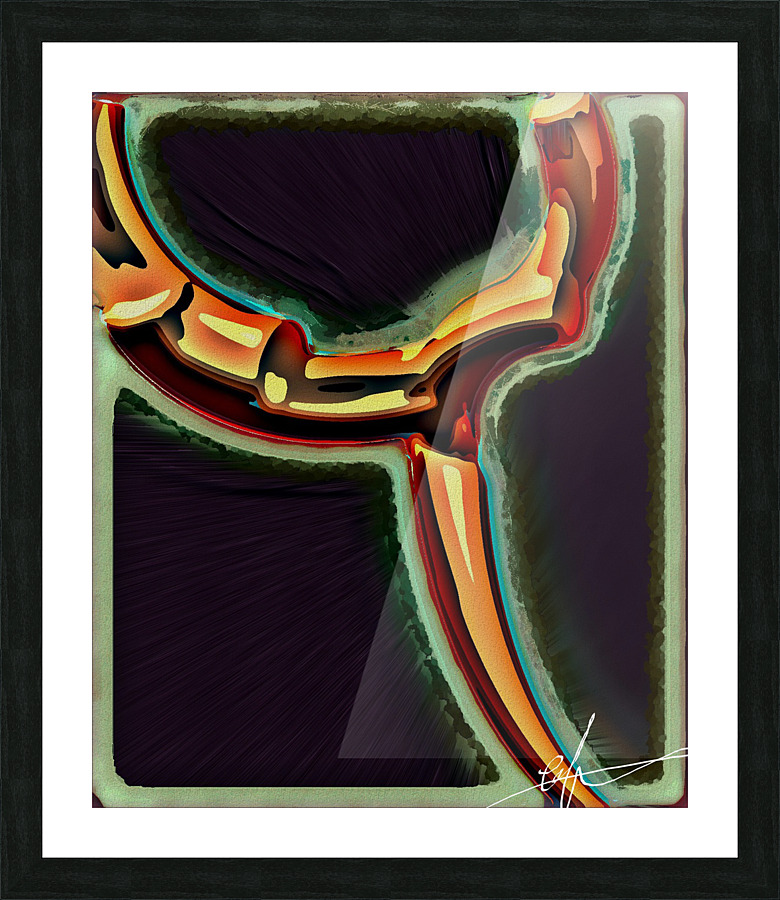 Wishbone Bugle Picture Frame print