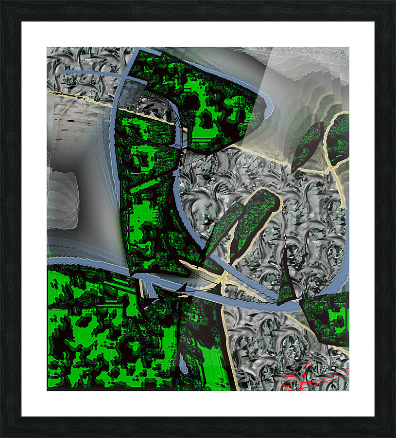 Brontosaurus Rex Picture Frame print