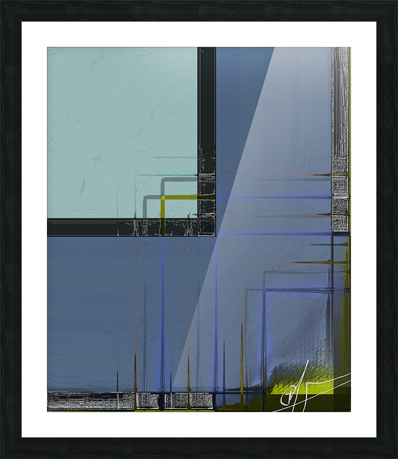 Irregularis Heksagono Picture Frame print