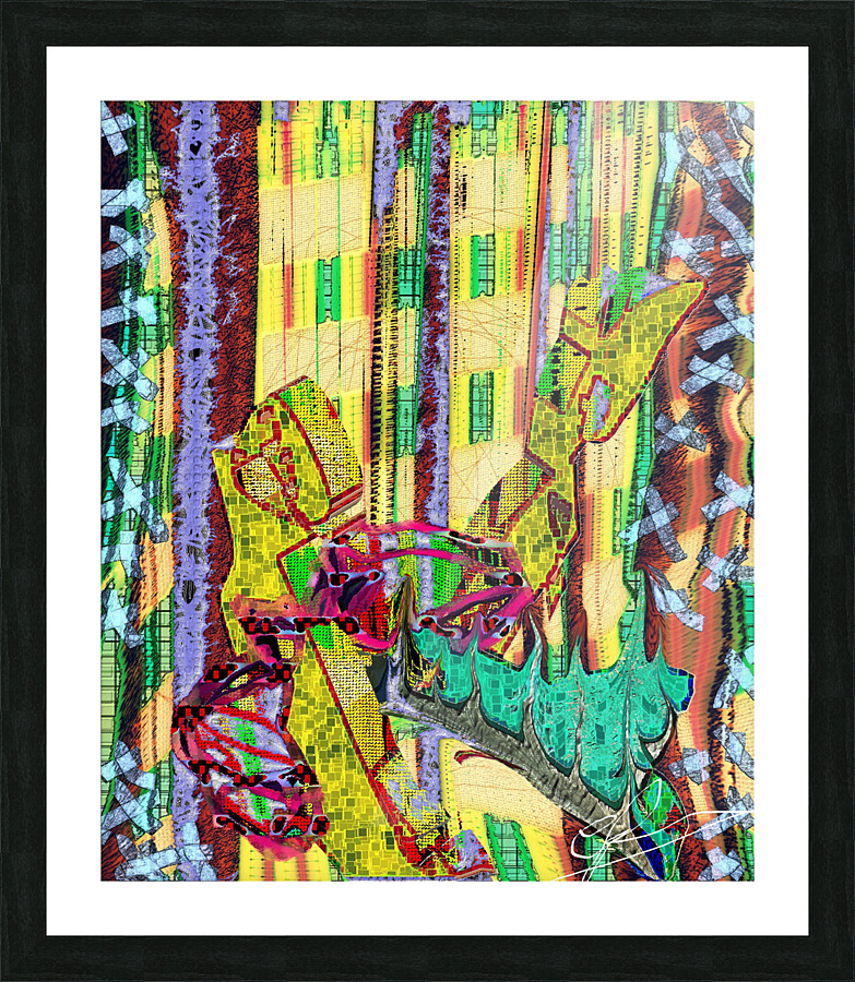 Amphetamine Tai Chi Picture Frame print