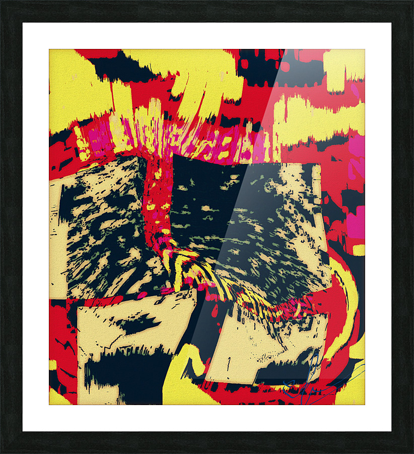 Detonated Lichtenstein Picture Frame print