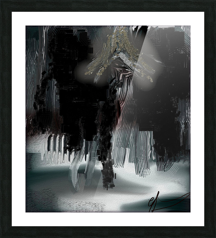 Black Lung Picture Frame print