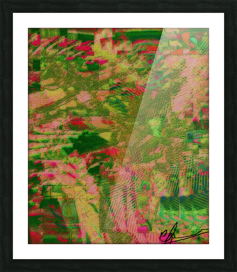 Kiwi Strawberry Flavored Mojave Desert Picture Frame print