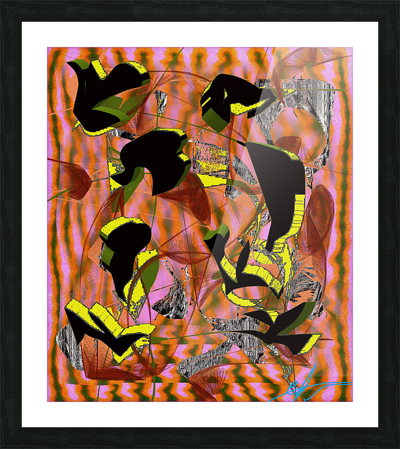 Hyperphantasiac Hortus Picture Frame print