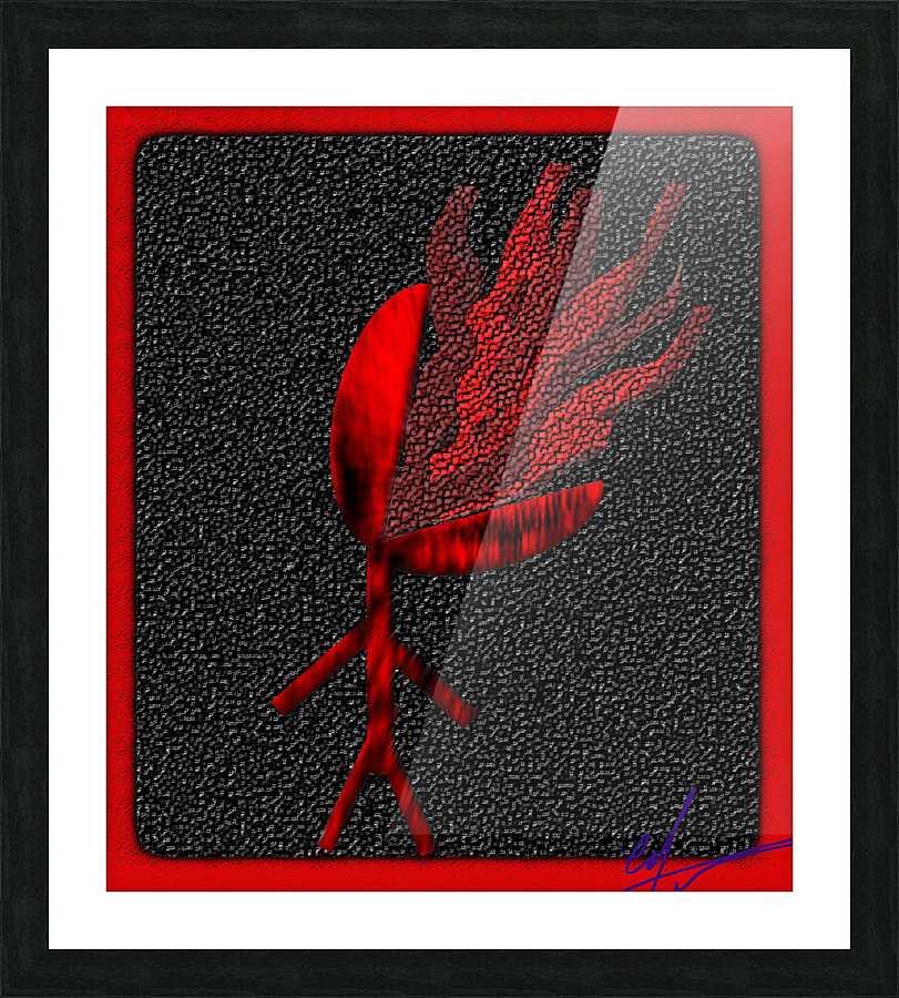 Kvlt Scream Picture Frame print