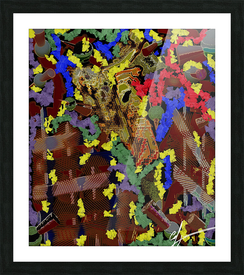 Blissful Borasco Picture Frame print