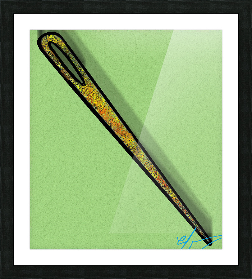 Haystack in a Needle Picture Frame print
