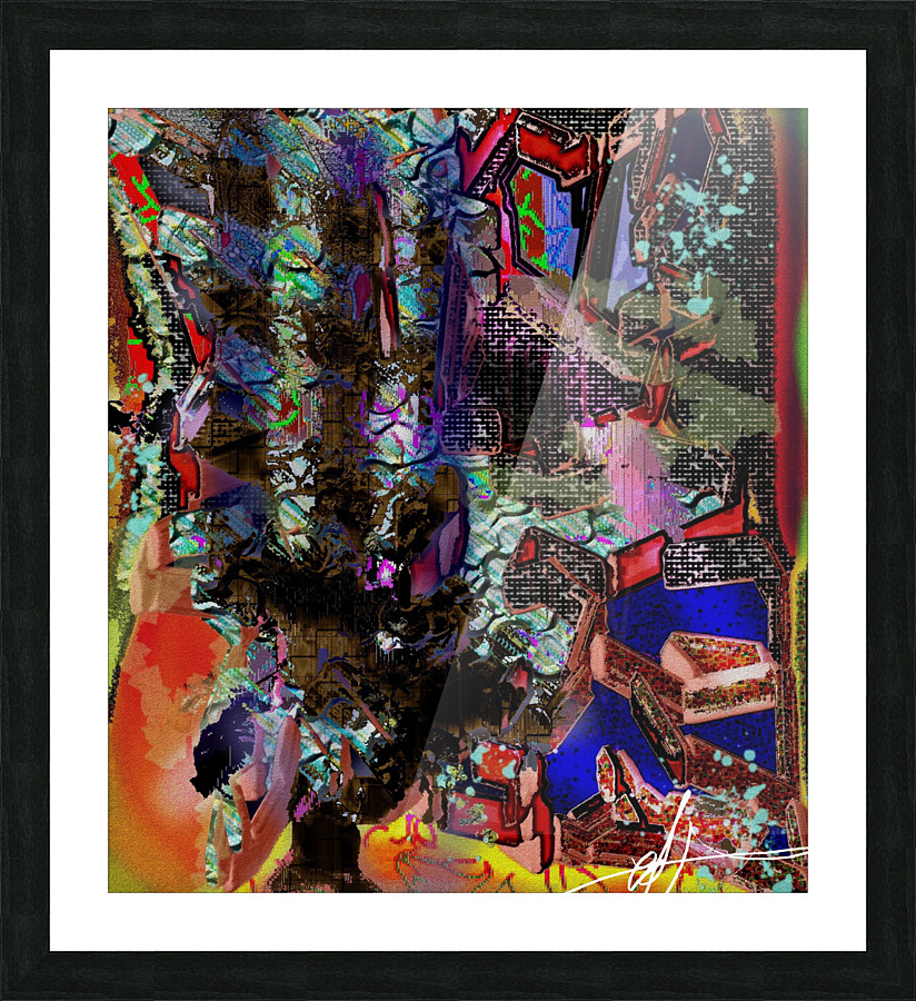 Candelabra Picture Frame print