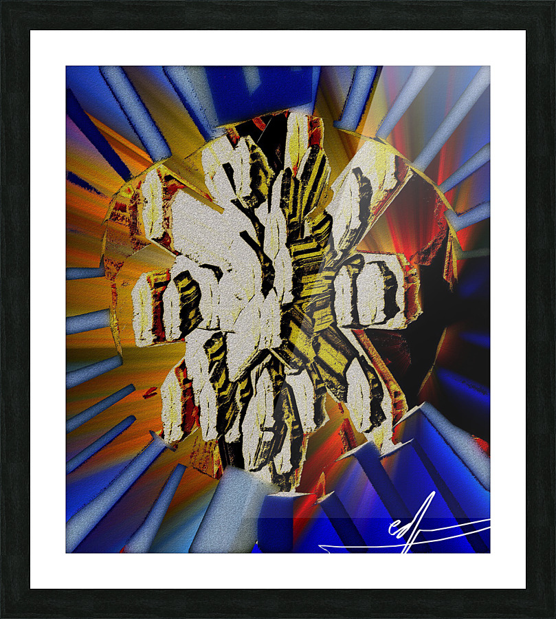 Gold Rush Picture Frame print