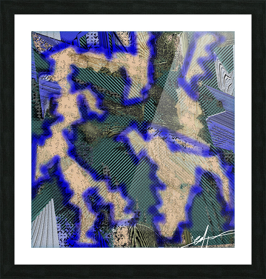 Tectonism Picture Frame print