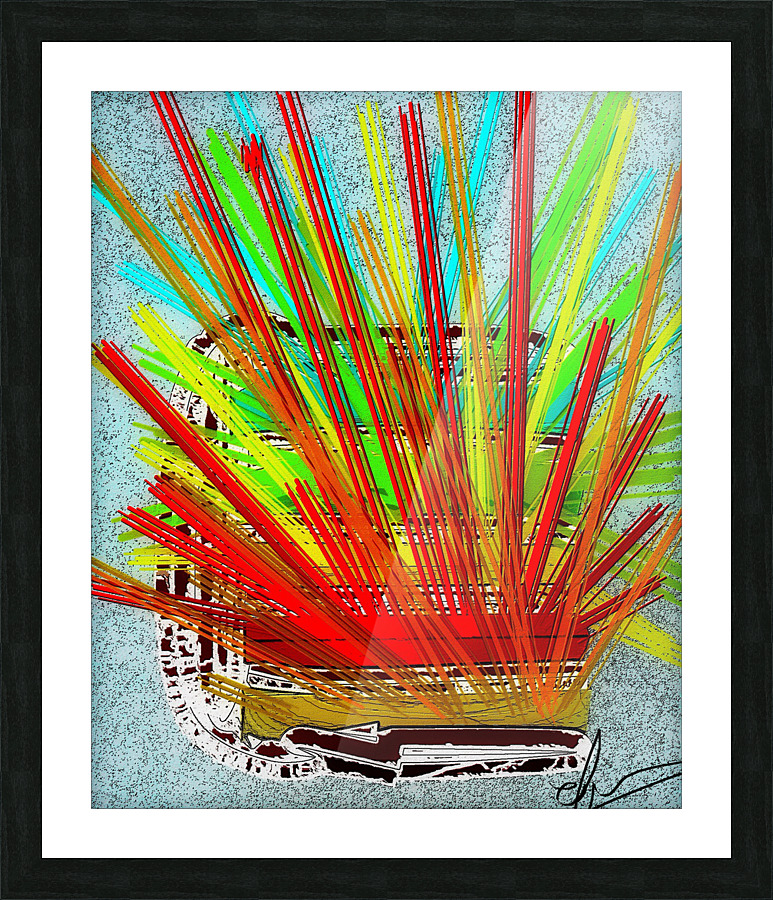 5 Layer Laser Cake Picture Frame print