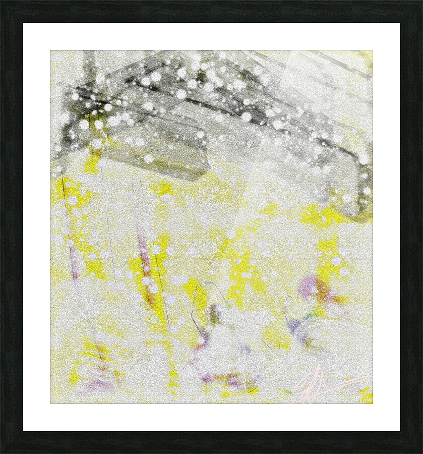 1st Snow Picture Frame print